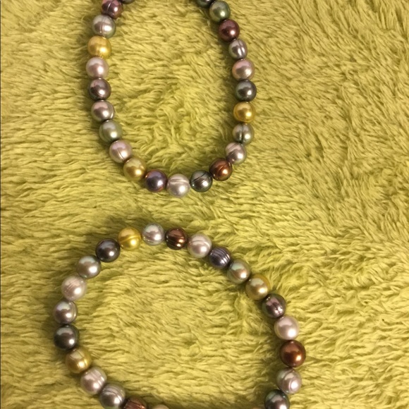 Honora Ringed Multi Colored Pearl Set - Picture 2 of 7